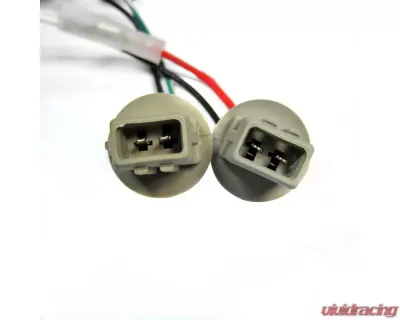 Spec-D Taillights (Matte Black Housing/Clear Lens) Volkswagen Golf 1993-1998 - LT-GLF93JM-TM