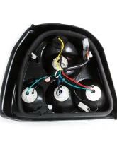 Spec-D Taillights (Matte Black Housing/Clear Lens) Volkswagen Golf 1993-1998                                     - LT-GLF93JM-TM - Image 9