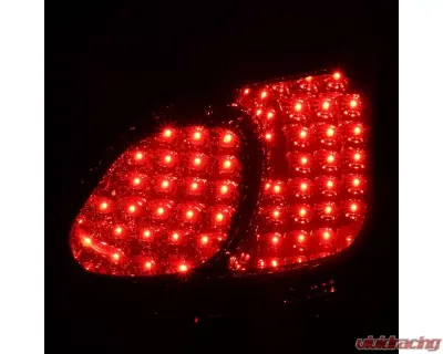 Spec-D LED Taillights (Chrome Housing/Smoke Lens) Lexus GS300 | GS400 | GS430 1998-2005 - LT-GS30098GLED-TM