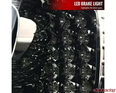 Spec-D LED Taillights (Chrome Housing/Smoke Lens) Lexus GS300 | GS400 | GS430 1998-2005 - LT-GS30098GLED-TM
