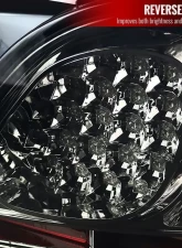 Spec-D LED Taillights (Chrome Housing/Smoke Lens) Lexus GS300 | GS400 | GS430 1998-2005                                     - LT-GS30098GLED-TM - Image 4