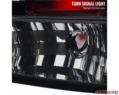 Spec-D LED Taillights (Chrome Housing/Smoke Lens) Lexus GS300 | GS400 | GS430 1998-2005 - LT-GS30098GLED-TM