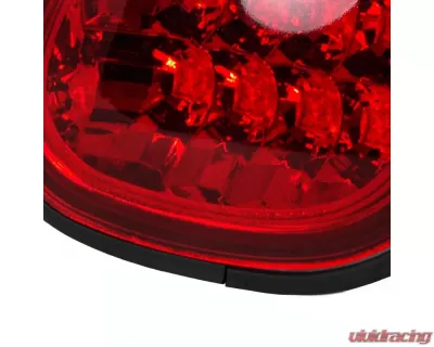 Spec-D LED Trunk Lights (Chrome Housing/Red Lens) Lexus GS300 | GS400 | GS430 1998-2005 - LT-GS30098RLED-TMX