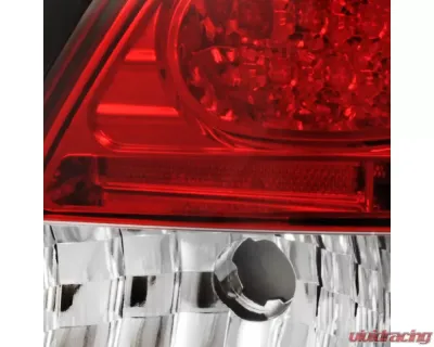 Spec-D LED Taillights (Chrome Housing/Red Clear Lens) Lexus GS300 | GS400 | GS430 1998-2005 - LT-GS30098RLED-TM