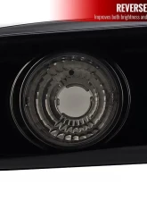 Spec-D Taillights (Glossy Black Housing/Smoked Lens) Acura Integra 1994-2001                                     - LT-INT942BB-TM - Image 2