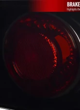 Spec-D Taillights (Glossy Black Housing/Smoked Lens) Acura Integra 1994-2001                                     - LT-INT942BB-TM - Image 3