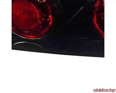 Spec-D Taillights (Glossy Black Housing/Smoked Lens) Acura Integra 1994-2001 - LT-INT942BB-TM