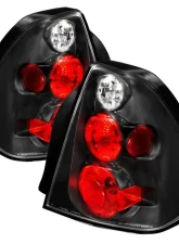 Spec-D Taillights (Matte Black Housing/Clear Lens) Chevrolet Malibu 2004-2007                                     - LT-MBU04JM-TM - Image 10