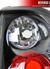 Spec-D Taillights (Matte Black Housing/Clear Lens) Chevrolet Malibu 2004-2007                                     - LT-MBU04JM-TM - Image 2