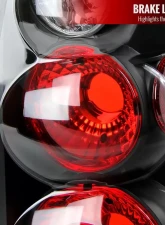 Spec-D Taillights (Matte Black Housing/Clear Lens) Chevrolet Malibu 2004-2007                                     - LT-MBU04JM-TM - Image 3