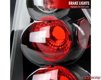 Spec-D Taillights (Matte Black Housing/Clear Lens) Chevrolet Malibu 2004-2007 - LT-MBU04JM-TM