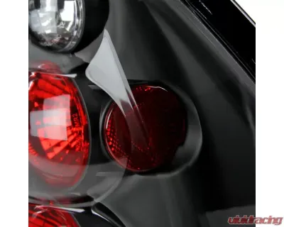 Spec-D Taillights (Matte Black Housing/Clear Lens) Chevrolet Malibu 2004-2007 - LT-MBU04JM-TM