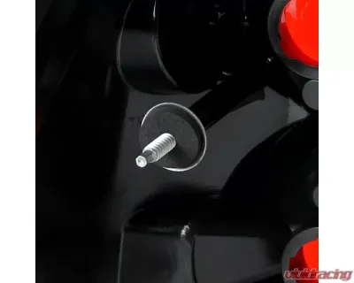 Spec-D Taillights (Matte Black Housing/Clear Lens) Chevrolet Malibu 2004-2007 - LT-MBU04JM-TM