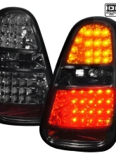Spec-D LED Taillights (Chrome Housing/Smoked Lens) Mini Cooper S 2005-2006                                     - LT-MINI06GLED-TM - Image 10