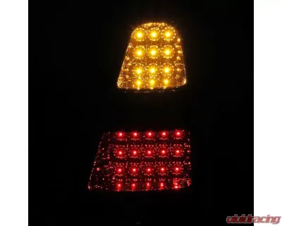 Spec-D LED Taillights (Chrome Housing/Smoked Lens) Mini Cooper S 2005-2006 - LT-MINI06GLED-TM