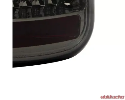 Spec-D LED Taillights (Chrome Housing/Smoked Lens) Mini Cooper S 2005-2006 - LT-MINI06GLED-TM