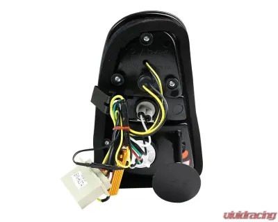 Spec-D LED Taillights (Chrome Housing/Smoked Lens) Mini Cooper S 2005-2006 - LT-MINI06GLED-TM