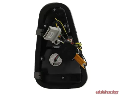 Spec-D LED Taillights (Chrome Housing/Smoked Lens) Mini Cooper S 2005-2006 - LT-MINI06GLED-TM