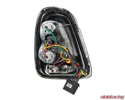 Spec-D LED Taillights (Chrome Housing/Red Lens) Mini Cooper | Cooper S 2011-2015 - LT-MINI11RLED-TM