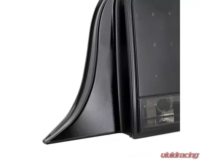 Spec-D Sequential LED Taillights (Glossy Black Housing/Smoked Lens) Ford Mustang 2005-2009 - LT-MST05BBLED-SQ-TM