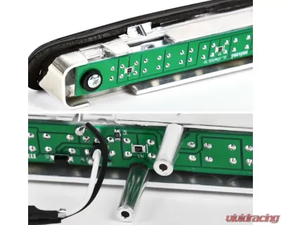 Spec-D LED 3rd Brake Light (Chrome Housing/Smoke Lens) Ford Mustang 2005-2009 - LT-MST05RBGLED-RS