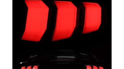 Spec-D Sequential LED Taillights (Jet Black Housing/Clear Lens) Ford Mustang 2010-2012                                     - LT-MST10BKLED-TM - Image 2