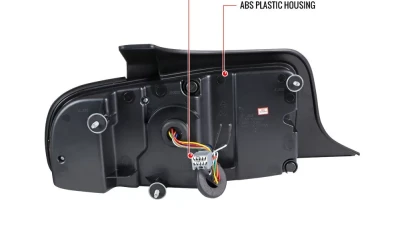 Spec-D Sequential LED Taillights (Jet Black Housing/Clear Lens) Ford Mustang 2010-2012                                     - LT-MST10BKLED-TM - Image 8