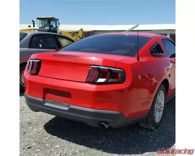 Spec-D Sequential LED Taillights (Jet Black Housing/Clear Lens) Ford Mustang 2010-2012 - LT-MST10BKLED-TM