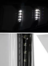 Spec-D Sequential LED Taillights (Matte Black Housing/Clear Lens) Ford Mustang 2010-2012                                     - LT-MST10JMLED-TM - Image 4