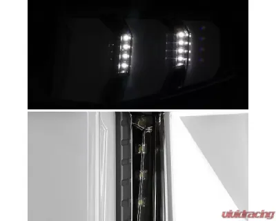 Spec-D Sequential LED Taillights (Matte Black Housing/Clear Lens) Ford Mustang 2010-2012 - LT-MST10JMLED-TM