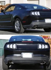 Spec-D Sequential LED Taillights (Matte Black Housing/Clear Lens) Ford Mustang 2010-2012                                     - LT-MST10JMLED-TM - Image 10