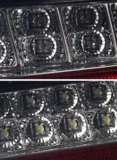 Spec-D Red Marker Sequential LED Taillights (Glossy Black Housing/Smoke Lens) Ford Mustang 1999-2004                                     - LT-MST99B2LED-SQ-TM - Image 6