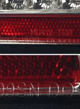 Spec-D Red Marker Sequential LED Taillights (Glossy Black Housing/Smoke Lens) Ford Mustang 1999-2004                                     - LT-MST99B2LED-SQ-TM - Image 7
