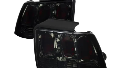 Spec-D Taillights (Chrome Housing/Smoked Lens) Ford Mustang 1999-2004                                     - LT-MST99G-APC - Image 10
