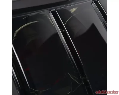 Spec-D Taillights (Chrome Housing/Smoked Lens) Ford Mustang 1999-2004 - LT-MST99G-APC