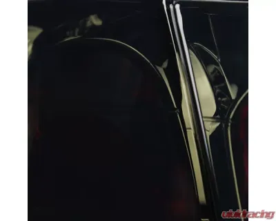 Spec-D Taillights (Chrome Housing/Smoked Lens) Ford Mustang 1999-2004 - LT-MST99G-APC