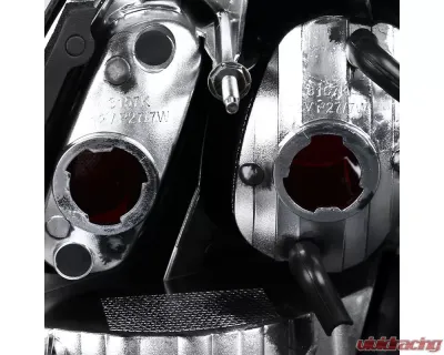 Spec-D Taillights (Chrome Housing/Smoked Lens) Ford Mustang 1999-2004 - LT-MST99G-APC