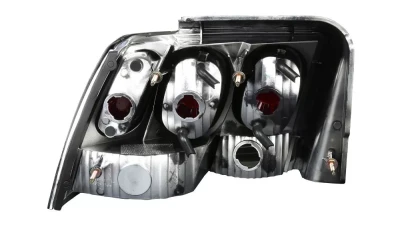 Spec-D Taillights (Chrome Housing/Smoked Lens) Ford Mustang 1999-2004                                     - LT-MST99G-APC - Image 8