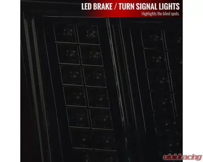 Spec-D Sequential LED Taillights - RS (Chrome Housing/Smoke Lens) Ford Mustang 1999-2004 - LT-MST99GLED-SQ-RS