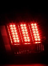 Spec-D Sequential LED Taillights - RS (Matte Black Housing/Clear Lens) Ford Mustang 1999-2004                                     - LT-MST99JMLED-SQ-RS - Image 2