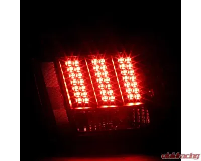 Spec-D Sequential LED Taillights - RS (Matte Black Housing/Clear Lens) Ford Mustang 1999-2004 - LT-MST99JMLED-SQ-RS
