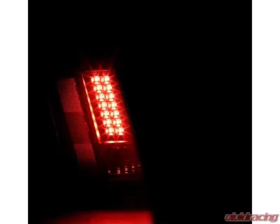 Spec-D Sequential LED Taillights - RS (Matte Black Housing/Clear Lens) Ford Mustang 1999-2004 - LT-MST99JMLED-SQ-RS