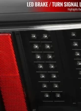 Spec-D Sequential LED Taillights - RS (Matte Black Housing/Clear Lens) Ford Mustang 1999-2004                                     - LT-MST99JMLED-SQ-RS - Image 4