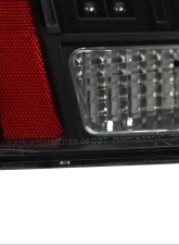 Spec-D Sequential LED Taillights - RS (Matte Black Housing/Clear Lens) Ford Mustang 1999-2004                                     - LT-MST99JMLED-SQ-RS - Image 8