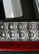 Spec-D Sequential LED Taillights (Matte Black Housing/Clear Lens) Ford Mustang 1999-2004                                     - LT-MST99JMLED-SQ-TM - Image 6