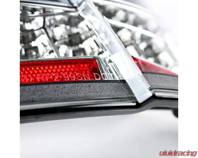 Spec-D Sequential LED Taillights (Matte Black Housing/Clear Lens) Ford Mustang 1999-2004 - LT-MST99JMLED-SQ-TM