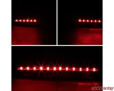 Spec-D LED 3rd Brake Light (Chrome Housing/Smoke Lens) Ford Mustang 1999-2004 - LT-MST99RBGLED-RS
