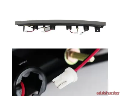 Spec-D LED 3rd Brake Light (Chrome Housing/Smoke Lens) Ford Mustang 1999-2004 - LT-MST99RBGLED-RS