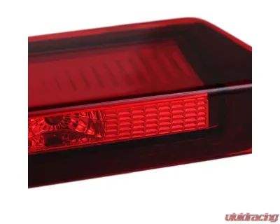 Spec-D LED 3rd Brake Light (Chrome Housing/Red Lens) Ford Mustang 1999-2004 - LT-MST99RBRLED-RS