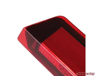Spec-D LED 3rd Brake Light (Chrome Housing/Red Lens) Ford Mustang 1999-2004 - LT-MST99RBRLED-RS